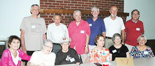 Class of 1957 at the picnic